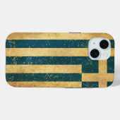 Griechenland - Vintage Grunge Case-Mate iPhone Hülle (Rückseite (Horizontal))