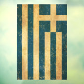 Griechenland - Vintage Grunge Fensteraufkleber (Blatt 3)