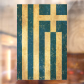 Griechenland - Vintage Grunge Fensteraufkleber (Blatt 2)