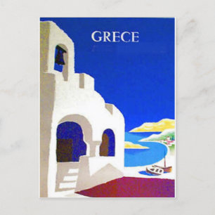 Griechenland Vintage-Postkarte Postkarte