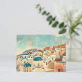 Griechenland Vintage Reise Postkarte (Stehend Vorderseite)