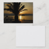 Griechenland Visitenkarte (Vorne/Hinten)