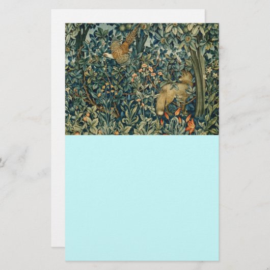 GRIECHENLAND, WALDBESTIERE, FLEX, Fasan, grüne Blü Briefpapier (Vorne/Hinten)