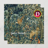 GRIECHENLAND, WALDBESTIERE, FLEX, Fasan, grüne Blü Einladung (Vorne/Hinten)