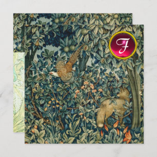 GRIECHENLAND, WALDBESTIERE, FLEX, Fasan, grüne Blü Einladung