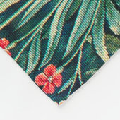 GRIECHENLAND, WALDBREITTIERE Hares, Fox, grüne Blü Fleecedecke (Ecke)