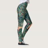 GRIECHENLAND, WALDBREITTIERE Hares, Fox, grüne Blü Leggings (Rechts)