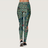 GRIECHENLAND, WALDBREITTIERE Hares, Fox, grüne Blü Leggings (Rückseite)