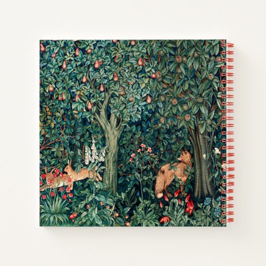 GRIECHENLAND, WALDBREITTIERE Hares, Fox, grüne Blü Notizblock (Rückseite)