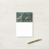 GRIECHENLAND, WALDBREITTIERE Hares, Fox, grüne Blü Post-it Klebezettel (Auf Schreibtisch)