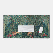 GRIECHENLAND, WALDBREITTIERE Hares, Fox, grüne Blü Schreibtischunterlage (Tastatur & Maus)