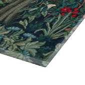 GRIECHENLAND,WALDBREITTIERE Hares,Fox,Grüne Blüte  Schneidebrett (Ecke)