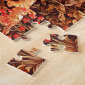 GRIECHENLAND, WALDBREITTIERE Hares, Rotfuchs, brau Puzzle (Seite)