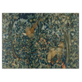 GRIECHENLAND,WALDTIERE Fasan,Ffocken,Grüne Blüte Schneidebrett (Vorderseite)