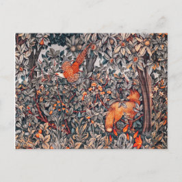 GRIECHENLAND, WALDTIERE Fasan, Rotfuchs, Blüten Postkarte