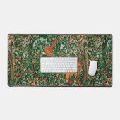 GRIECHENLAND,WALDTIERE Fasan, Rotfuchs, grün Schreibtischunterlage (Tastatur & Maus)