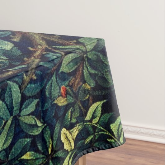 GRIECHENLAND, WALDTIERE, Fasane, Felle, grüne Blüt Tischdecke (Beispiel)