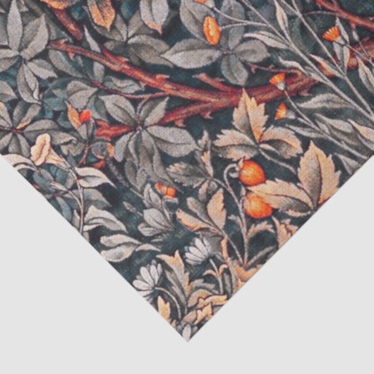 GRIECHENLAND, WALDTIERE Fasane, Rotfuchs, Blütenbl Seidenpapier (Detail)