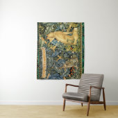 GRIECHENLAND,WALDTIERE,FUSSSCHUHE UND HARE,GRÜNE B WANDTEPPICH (Beispiel)