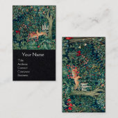 GRIECHENLAND, WALDTIERE Hares, grüne Blüte Visitenkarte (Vorne/Hinten)