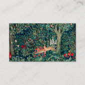 GRIECHENLAND, WALDTIERE Hares, grüne Blüte Visitenkarte (Rückseite)