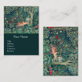 GRIECHENLAND, WALDTIERE Hares, Grünes Blumengeschä Visitenkarte (Vorne/Hinten)