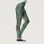 GRIECHENLAND, WALDTIERE Hasen Grüne Blüte Leggings (Rechts)