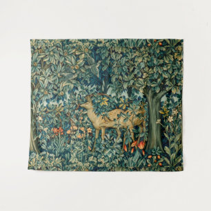 GRIECHENLAND, WALDTIERE, HUNDE, VÖGEL WANDTEPPICH