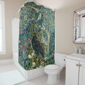 GRIECHENLAND, WALDTIERE, IN GRÜNEN BLUMEN RAVEN DUSCHVORHANG (Beispiel)