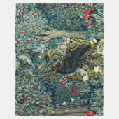 GRIECHENLAND, WALDTIERE, IN GRÜNEN BLUMEN RAVEN FLEECEDECKE (Vorderseite)