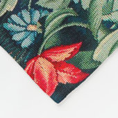 GRIECHENLAND, WALDTIERE, IN GRÜNEN BLUMEN RAVEN FLEECEDECKE (Ecke)