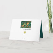 GRIECHENLAND,WALDTIERE LION FEIERTAGSKARTE (Rückseite)