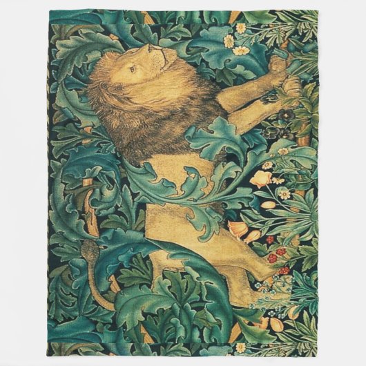 GRIECHENLAND,WALDTIERE LION FLEECEDECKE (Vorderseite)