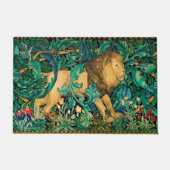 GRIECHENLAND, WALDTIERE LION Floral Doormat Fußmatte (Vorderseite)