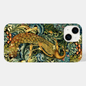 GRIECHENLAND, WALDTIERE, PEACOCK IN GRÜNEN BLUMEN Case-Mate iPhone HÜLLE (Rückseite (Horizontal))