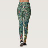 GRIECHENLAND, WALDTIERE, PEACOCK IN GRÜNEN BLUMEN LEGGINGS (Rückseite)