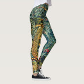 GRIECHENLAND, WALDTIERE, PEACOCK IN GRÜNEN BLUMEN LEGGINGS (Rechts)