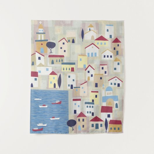 Griechenland Wandteppich (Vorderseite)