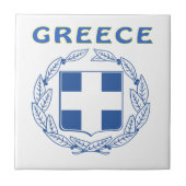 GRIECHENLAND-Wappen Fliese (Vorderseite)