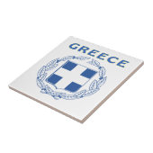 GRIECHENLAND-Wappen Fliese (Seite)