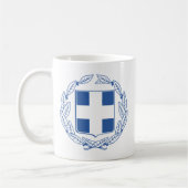 Griechenland-Wappen Kaffeetasse (Links)