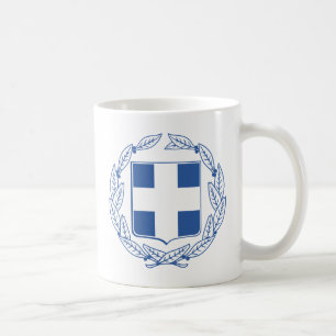 Griechenland-Wappen Kaffeetasse
