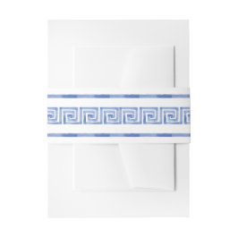 Griechenland Wasserfarbenhochzeit Einladungsbanderole