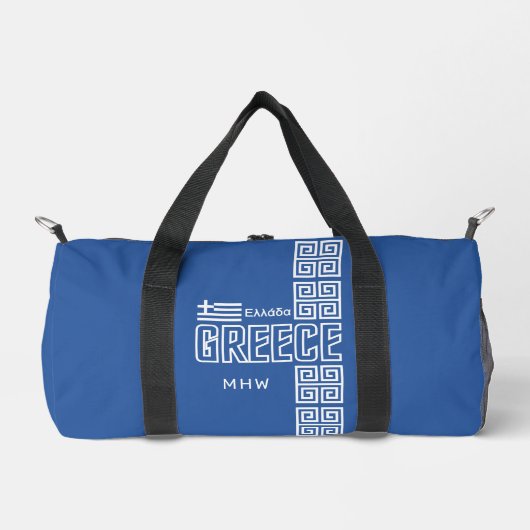 Griechenland-Zollmonogramm Duffle Bag (Vorderseite)