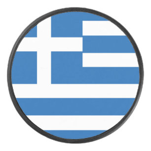 Griechenlandflagge Eishockey Puck