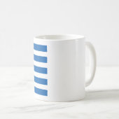 Griechenlandflagge Kaffeetasse (VorderseiteRechts)