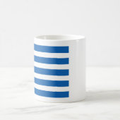 Griechenlandflagge Kaffeetasse (Mittel)