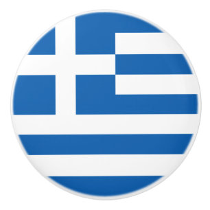 Griechenlandflagge Keramikknauf