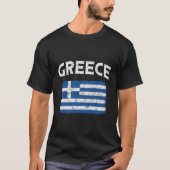 Griechenlandflagge T-Shirt (Vorderseite)