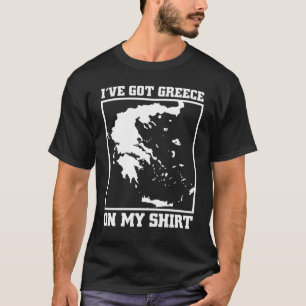 Griechenlandkarte für Europa Griechischer Wortwitz T-Shirt